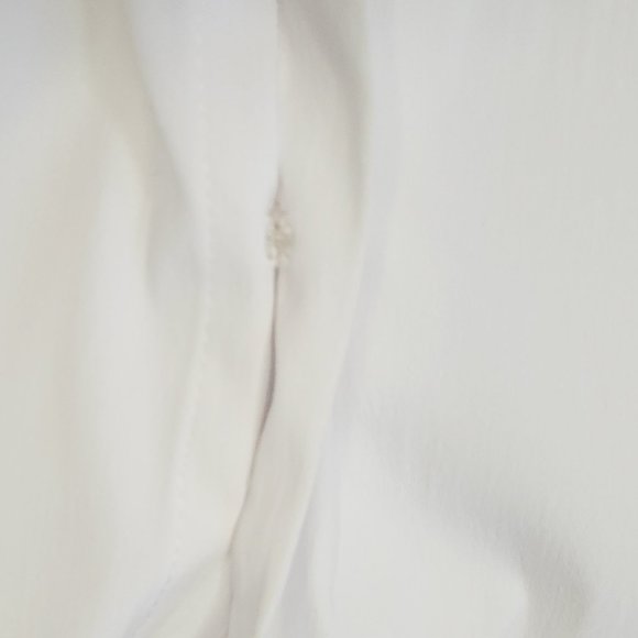 Time and Tru White Button Down Shirt Women's Large Preppy Career Casual Classic - Picture 9 of 12